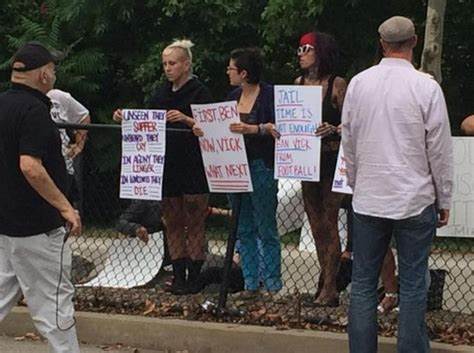 Several People Gathered Outside the Steelers’ Facility Today to Protest ...